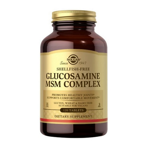 Solgar, Glucosamine Msm Complex, 120 Tabs