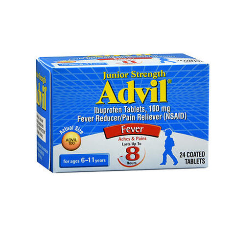 Advil, Junior Strength, 100 mg, 24 each