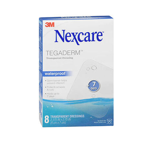Nexcare, Tegaderm Waterproof Transparent Dressing, 2-3/8-Inches X 2-3/4-Inches, 8 Count