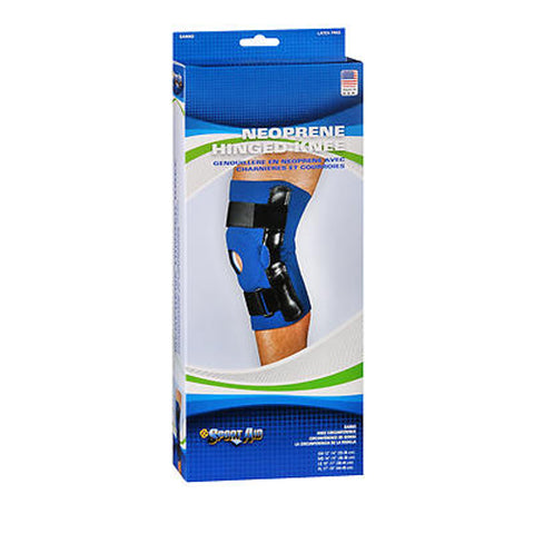 Sport Aid, Sportaid Knee Brace Hinged Open Patella Neoprene, 1 Each, X-Large