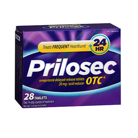 Prilosec Otc, Acid Reducer Delayed Release, 20 mg, 28 tabs