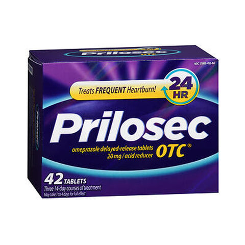 Prilosec Otc, Acid Reducer Delayed Release, 20 mg, 42 tabs