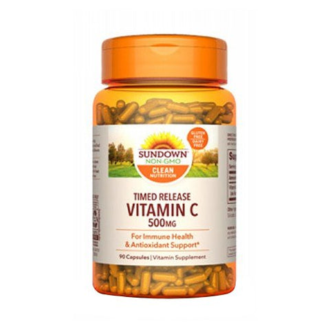 Sundown Naturals, Vitamin C Timed Release, 500 mg, 90 tabs