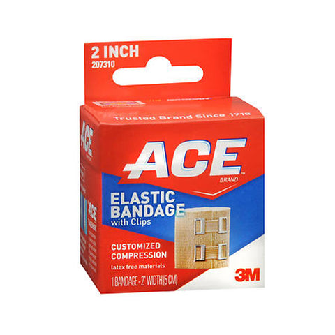 Ace, Elastic Bandage With Clips, 2 inches 1 each