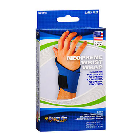 Scott Specialties, Sportaid Wrist Brace Neoprene, Blue Universal 1 each