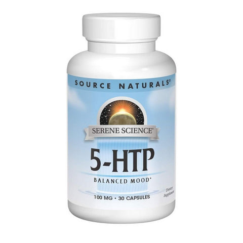 Source Naturals, 5-HTP, 100 mg, 30 caps