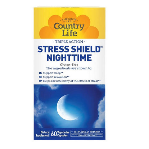 Country Life, Stress Shield Nighttime, 60 CAPS