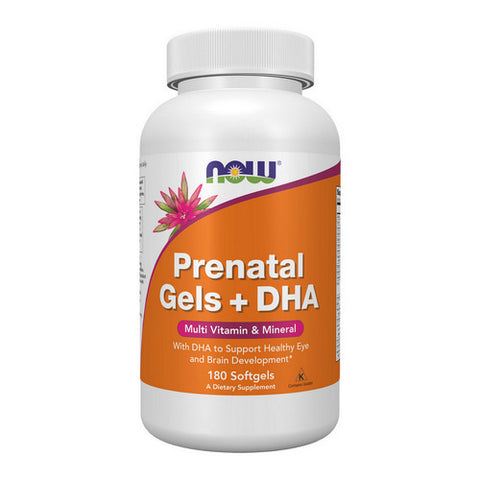 Now Foods, Prenatal Gels + DHA, 180 Softgels