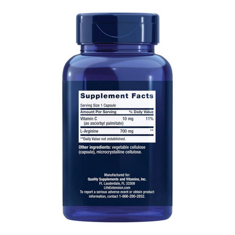Life Extension, L-Arginine, 700 mg, 200 vcaps