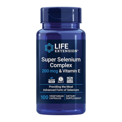 Life Extension, Super Selenium Complex And Vitamin E, 200 Mcg, 100 Veg Caps