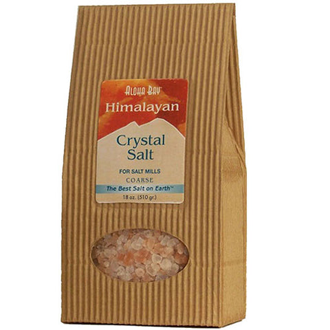 Aloha Bay, Himalayan Crystal Salt Coarse, 18 OZ