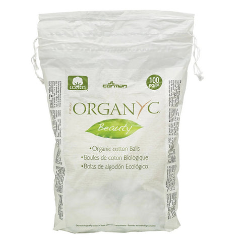 Organyc, Beauty Cotton Balls, 100 CT