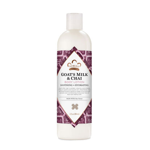 Nubian Heritage, Body Lotion, Goats Milk and Chai 13 OZ
