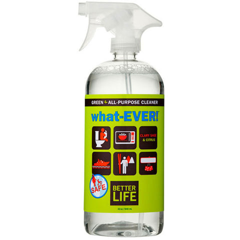 Better Life, What-Ever  All Purpose Cleaner Clary Sage And Citrus, 32 oz