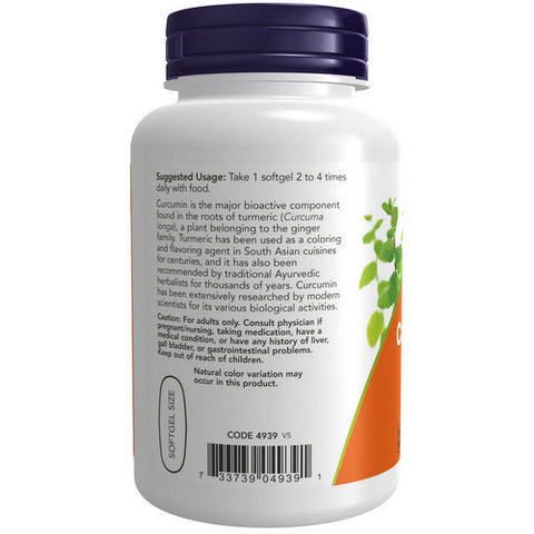 Now Foods, Curcumin Softgels, 120 SOFTGELS
