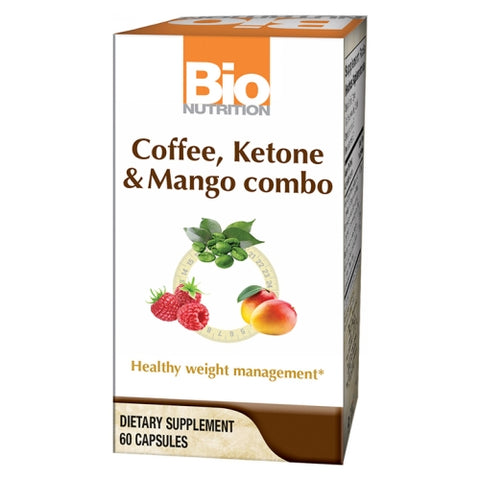 Bio Nutrition Inc, Coffee Ketone Mango Capsules, Mango 60 vcaps