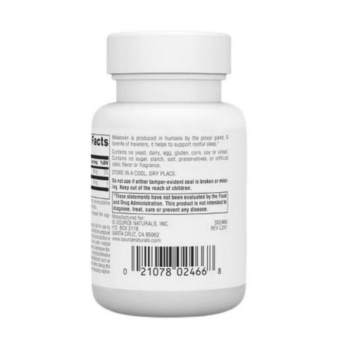 Source Naturals, Melatonin, 10 mg, 60 Tabs