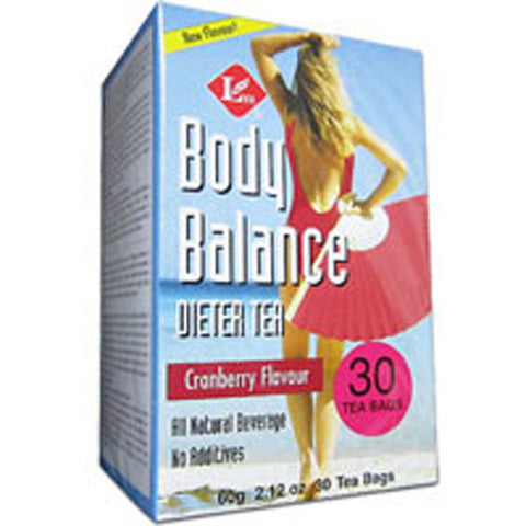 Uncle Lees Teas, Body Slim Dieter Cranberry Tea, 30 Bags