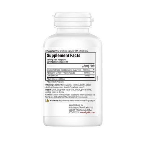 Kyolic, Kyolic Red Yeast Rice, 75 Caps