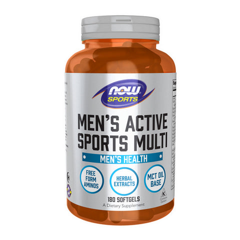 Now Foods, Men's Active Sports Multi, 180 sgels