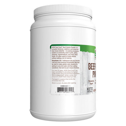 Now Foods, Beef Gelatin Powder, 4 Lbs