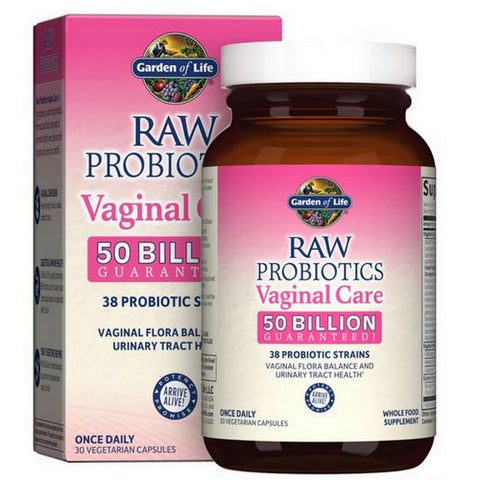 Garden of Life, Garden Of Life Raw Probiotics Vaginal Care, 30 Caps