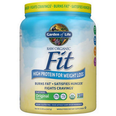 Garden of Life, Gol - Raw Fit Protein, 451 Grams