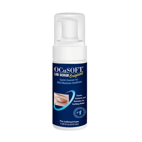 Ocusoft, Lid Scrub Foaming Eyelid Cleanser, 7.25 Oz