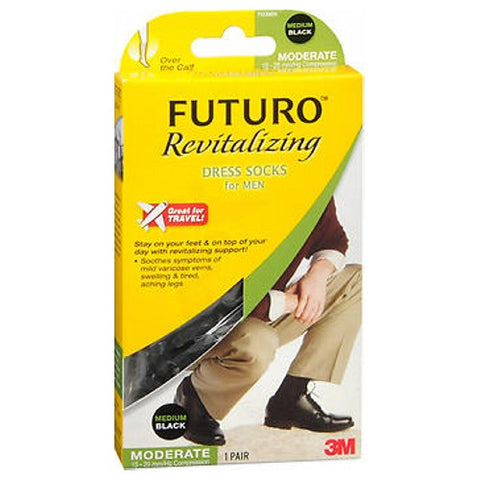 3M, Futuro Revitalizing Dress Socks, for Men 1 each