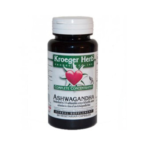 Kroeger Herb, Adaptogen Ashwagandha, 60 Caps