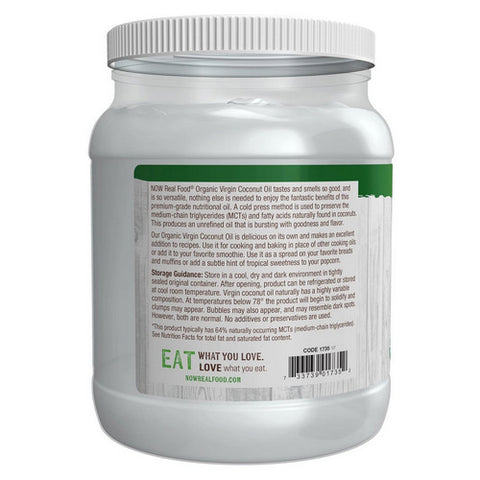 Now Foods, Organic Virgin Coconut Oil, 54 Oz