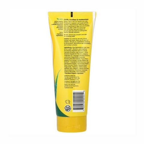 Alba Botanica, After Sun Gel 98% Aloe Vera, 8 Oz