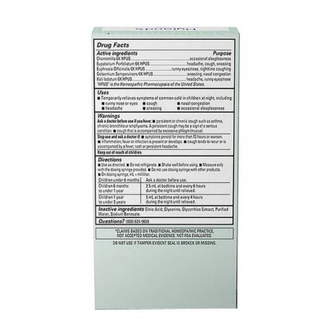 Hylands, Baby Tiny Cold Syrup, Nighttime 4 Oz