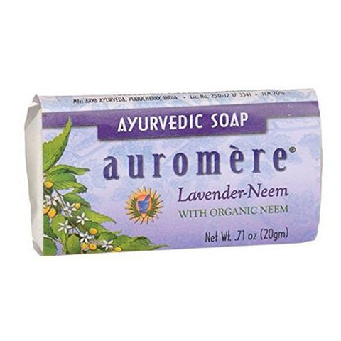 Auromere, Ayurvedic Bar Soap, Lavender Neem 0.71 Oz