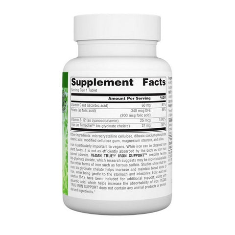 Source Naturals, Vegan True Iron Support, 180 Tabs