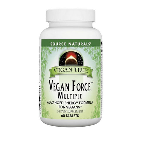 Source Naturals, Vegan True Vegan Force Multiple, 60 Tabs