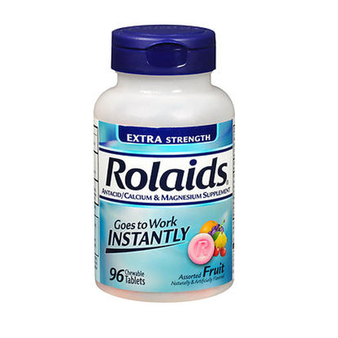 Rolaids, Extra Strength Rapid Relief, Assorted Fruit 96 Chewable Tabs