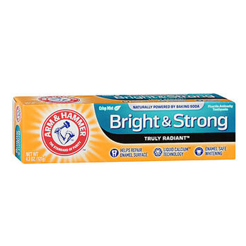 Arm & Hammer, Truly Radiant Whitening & Enamel Strengthening Toothpaste, 4.5 Oz