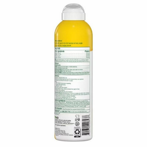 Alba Botanica, Hawaiian Clear Spray Sunscreen SPF50, Coconut 5 Oz