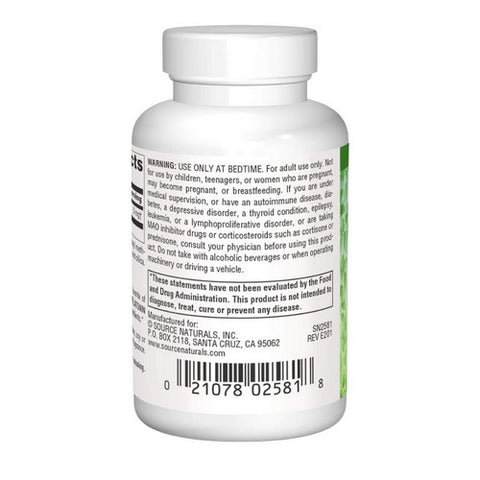 Source Naturals, Vegan True Melatonin, 3 mg, 60 Veg Caps