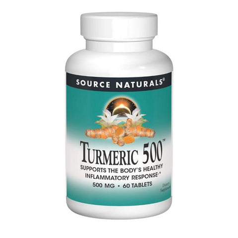 Source Naturals, Turmeric 500, 500 mg, 60 Tabs