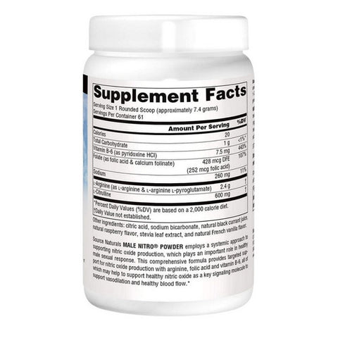 Source Naturals, Male Nitro Powder, 16 oz