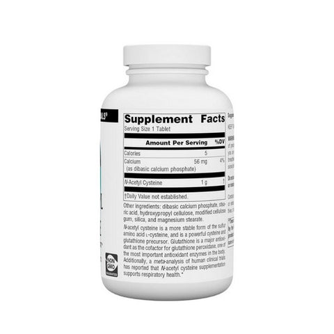 Source Naturals, N-Acetyl Cysteine, 1,000 mg, 180 Tabs