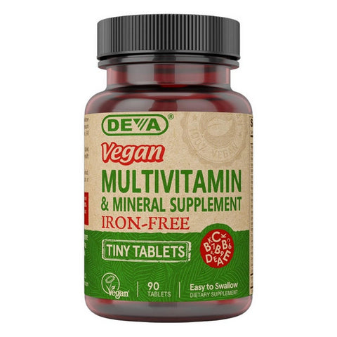 Deva Vegan Vitamins, Vegan Multivitamins, 90 Tabs