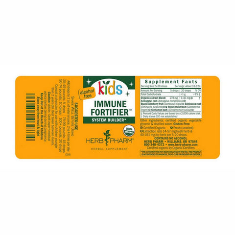 Herb Pharm, Kids Immune Fortifier, 4 fl oz