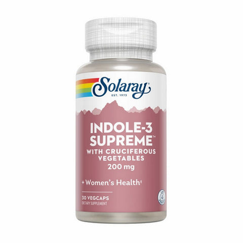Solaray, Indole-3 Supreme, 200 mg, 30 Caps