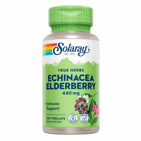 Solaray, Echinacea & Elderberry, 440 mg, 100 Caps