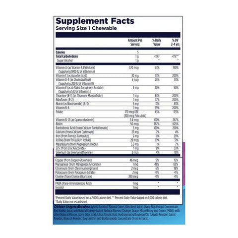 Kal, MultiSaurus, Berry, Grape & Orange 90 Chews