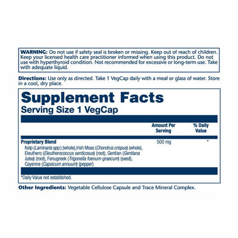 Solaray, Thyroid Blend SP-26, 100 Caps