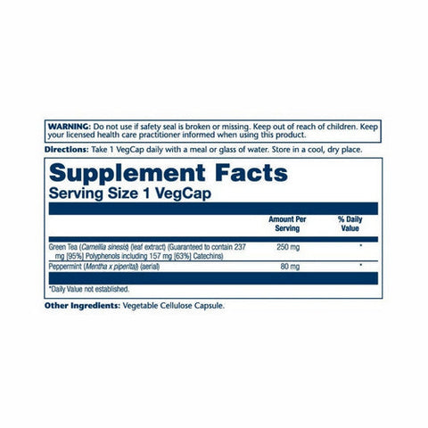 Solaray, Green Tea Leaf Extract, 250 mg, 30 Caps
